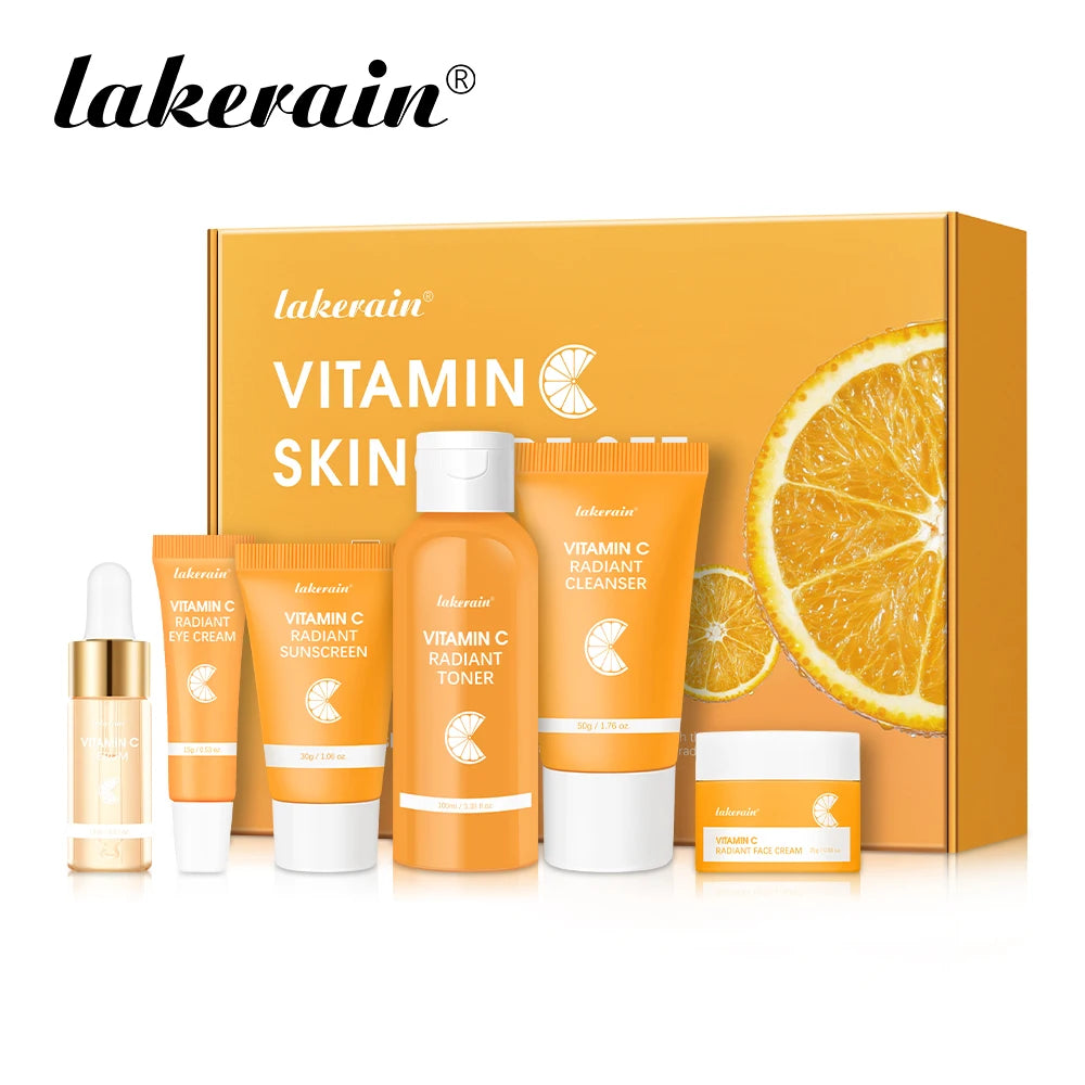 LAKERAIN Vitamin C Enriched Skin Care Set