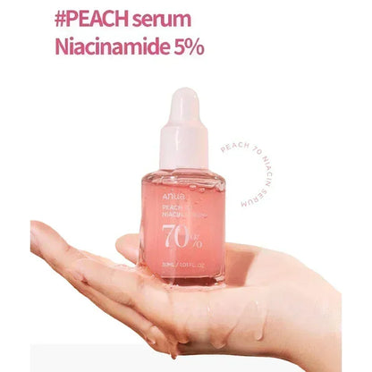 BRAND NEW ANUA Niamicide Serum 30ml, Niacinamide + Vitamin B3, Peach