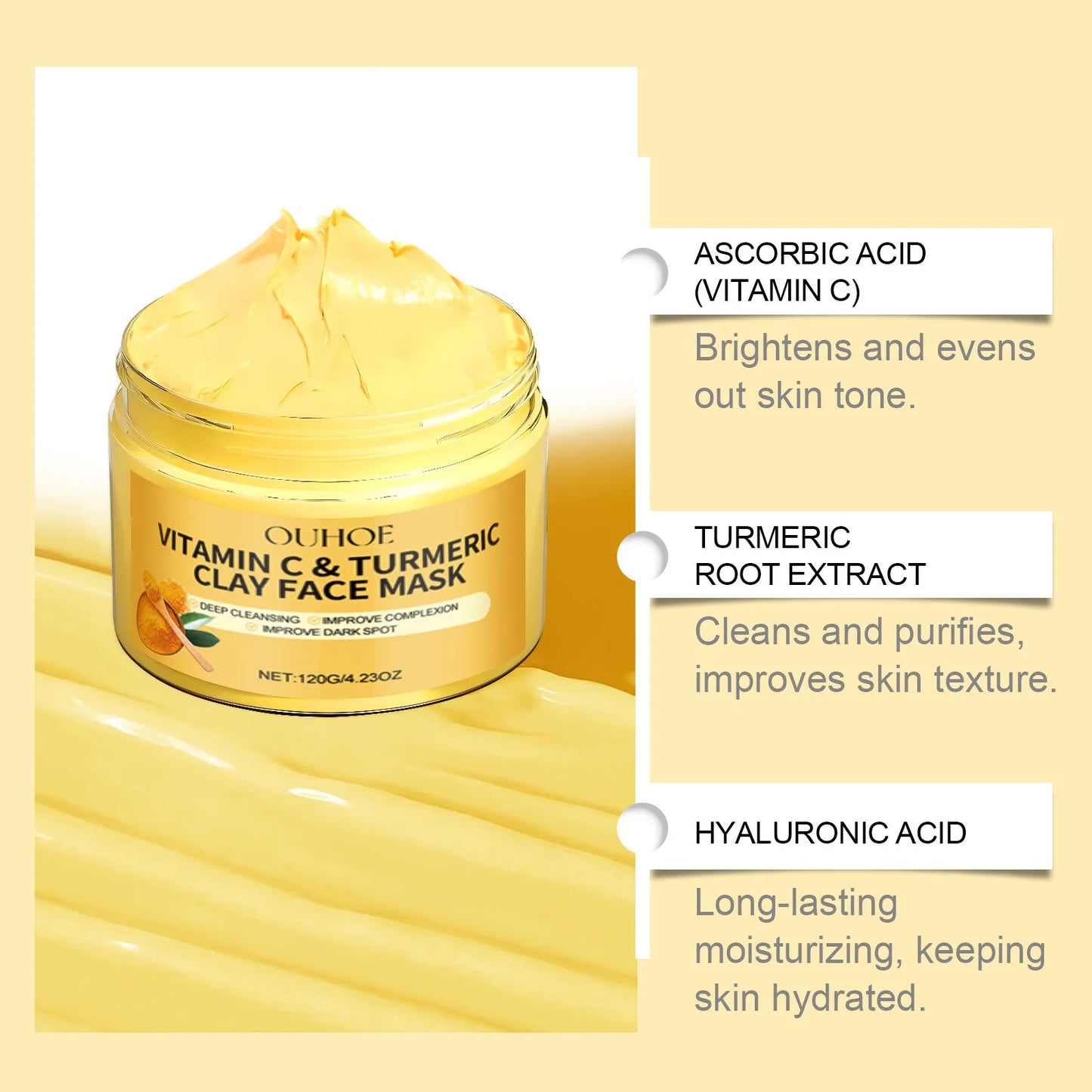 OUHOE Beautiful Exfoliating Face Mask 125ml